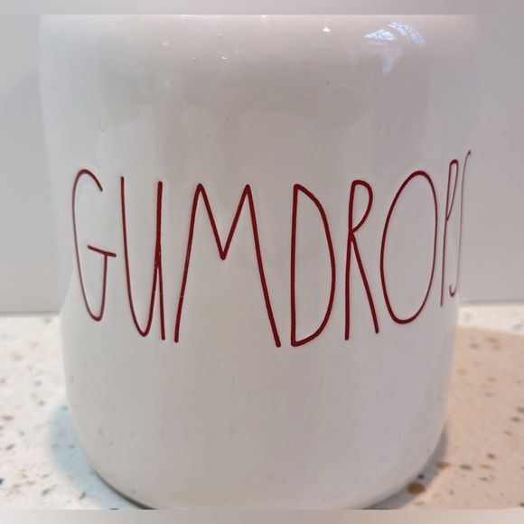 Rae Dunn Holiday Candy GUMDROPS Small Canister - Picture 4 of 6